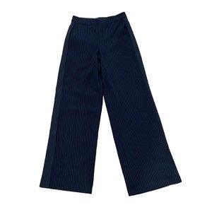 NWT Women’s Size 2 Navy Pinstripe Wide Leg Trousers